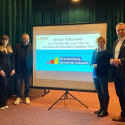 Politik-Talk in Elsterwerda zum Thema "Zukunft des Ehrenamtes im ländlichen Raum" 